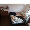 Image 2 : 4-PC BDRM SET: QUEEN BED (REVERSIBLE PILLOW-TOP MATTRESS w/ HEADBOARD & BEDDING; SIDE TABLE,, 6-DRAW