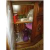Image 3 : CABINET IN MAIN UPPER HALL & CONTENTS:VASES, NECKLACE.