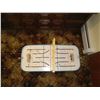 Image 7 : RECORD PLAYER CABINET (WESTINGHOUSE TRANSISTOR RADIO, ?20 RECORDS; 1988 Newspaper DEPICTING WAYNE