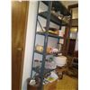 Image 2 : TIN SHELVING UNIT w/ ALL CONTENTS: JARS, DEHYDRATOR, ROPE (SEE IMAGES).