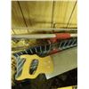 Image 2 : TOOL LOT: TWO MITRES (ONE WOOD, ONE METAL) TWO SAWS, SANDING BLCKS, AIR PUMP