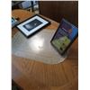 Image 10 : SIDE TABLE WITH LAMPS COASTERS AND MISC, COFFEE TABLE, FAN, SMALL SHELF