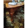 Image 7 : SIDE TABLE WITH LAMPS COASTERS AND MISC, COFFEE TABLE, FAN, SMALL SHELF