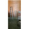 Image 2 : THREE WOODEN STEP LADDERS AND AN INGLIS STOVE - CONDITION UKNOWN