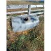 Image 3 : CHICKEN CARROUSEL, METAL TANK AGAINST FENCE
