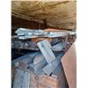 Image 2 : ALL CONTENTS OF LEAN TO ATTACHED TO MAIN BARN -WOOD, METAL, BUT NOT FARROWING CAGES