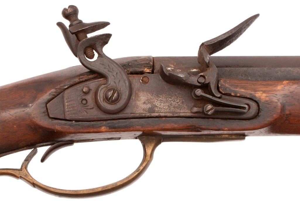 American Fullstock Flintlock Smooth Rifle by Worley