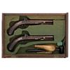 Image 1 : Cased Pair of Sea Captain's Percussion Pistols