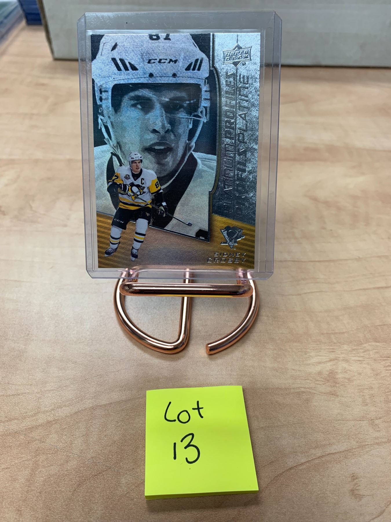 Sidney Crosby Platinum Profiles NHL Card
