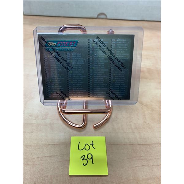 1995-1996 Topps Finest Co.#191 Checklist Rare