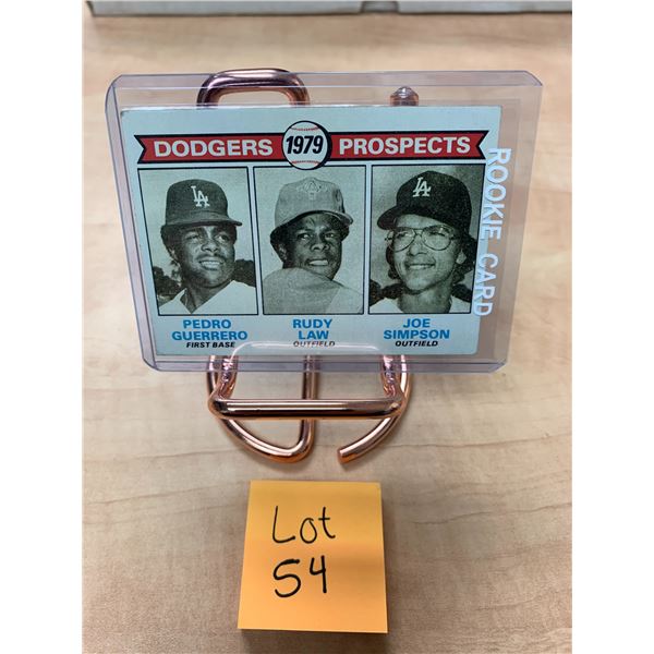 Rookie Card - Dodgers Prospects 1979