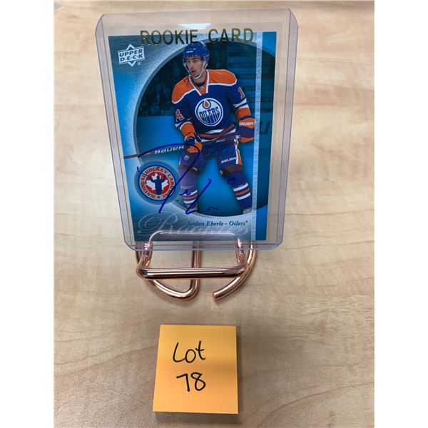 Jordan Eberle - RC - Autographed