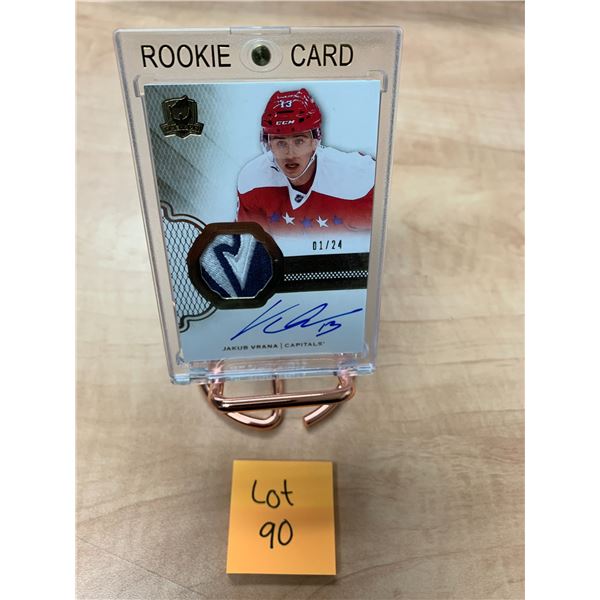 Jakub Vrana - RC - Autographed - Autopatch