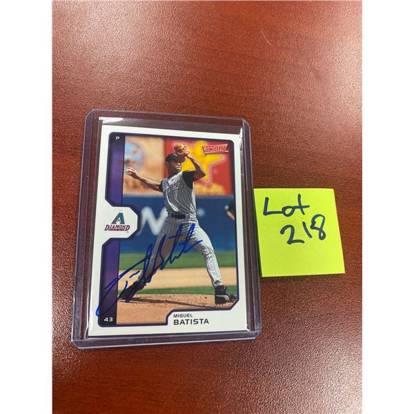 Miguel Batista Signed