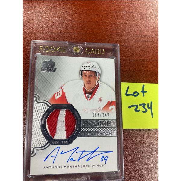Anthony Mantha 236/249 RC Auto Patch
