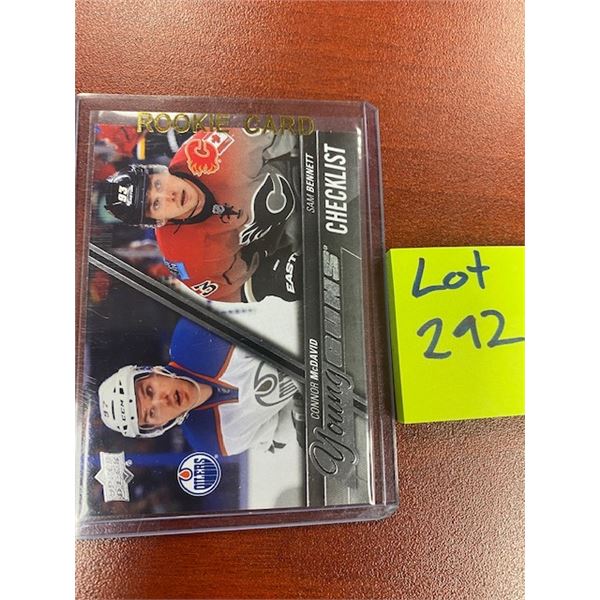 Young Guns Checlist Mcdavid