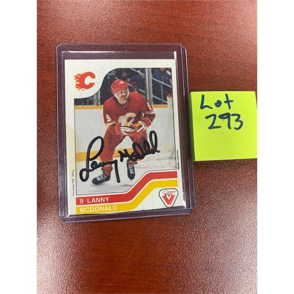 Lanny Mcdonald Signature 13/140