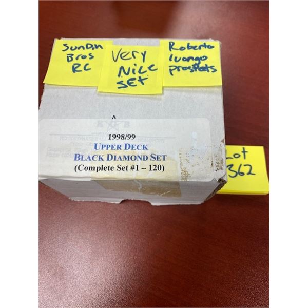 1998-99 Black Diamond 1-120 Including Sundin Bros & Luongo!! RC