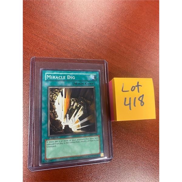 miracle dig 1st edition yugio