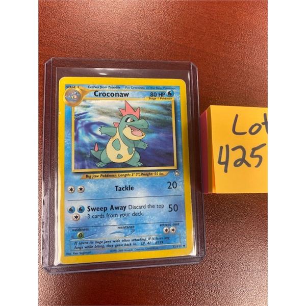 croconaw 1995-2000 pokemon