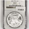 Image 1 : 2002 American Silver Eagle NGC-MS69
