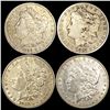 Image 1 : (4) Morgan Silver Dollars