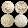 Image 2 : (4) Morgan Silver Dollars