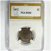 Image 1 : 1872 Two Cent Piece PGA-MS60