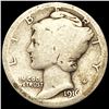 Image 1 : 1916-D Mercury Dime NICELY CIRCULATED
