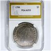 Image 1 : 1799 Draped Bust Dollar PGA-AU53