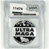 Image 2 : 2024 Silver 1oz Trump MAGA ICG-BU DCAM