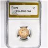 Image 1 : 1872 Indian Head Cent PGA-PR65 CAM