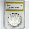 Image 1 : 1880-S Morgan Silver Dollar PGA-MS63+ DMPL