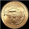Image 2 : 2022 1/10oz Gold $5 Eagle SUPERB GEM BU