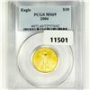 Image 1 : 2004 $10 1/4oz American Gold Eagle PCGS-MS69