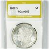 Image 1 : 1887-S Morgan Silver Dollar PGA-MS63