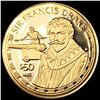 Image 2 : 1997 Cook Isles Francis Drake Gold $50 .08oz GEM