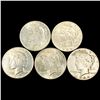 Image 1 : (5) Peace Silver Dollars