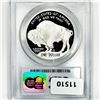 Image 2 : 2001-P Silver Dollar Buffalo PCGS-PR69 DCAM