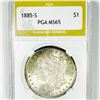 Image 1 : 1885-S Morgan Silver Dollar PGA-MS65