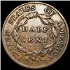 Image 2 : 1826 Classic Head Half Cent NICELY CIRCULATED