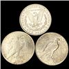 Image 2 : (3) Misc Silver Dollars UNCIRCULATED