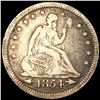Image 1 : 1854 Seated Liberty Quarter NICELY CIRCULATED