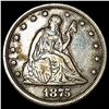 Image 1 : 1875-CC Twenty Cent Piece NEARLY UNCIRCULATED