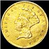 Image 1 : 1856 Rare Gold Dollar LIGHTLY CIRCULATED