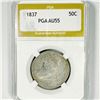 Image 1 : 1837 Capped Bust Half Dollar PGA-AU55