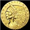 Image 1 : 1909 $2.50 Gold Quarter Eagle CLOSELY