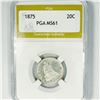 1875 Twenty Cent Piece PGA-MS61