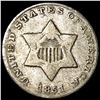 Image 1 : 1851 Silver Three Cent NICELY CIRCULATED