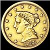 Image 1 : 1858 $2.50 Gold Quarter Eagle NICELY CIRCULATED